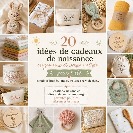 Idées cadeaux de naissance originaux et personnalisés pour l’été 2026