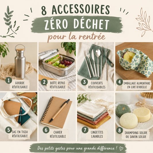 8 accessoires zéro déchet pour la rentrée – Pratiques et esthétiques