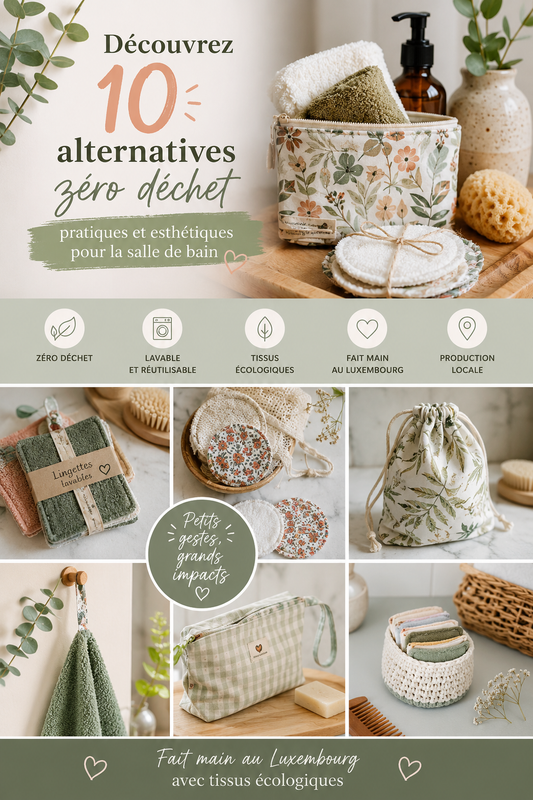 10 alternatives zéro déchet pour la salle de bain : passez au durable avec style !
