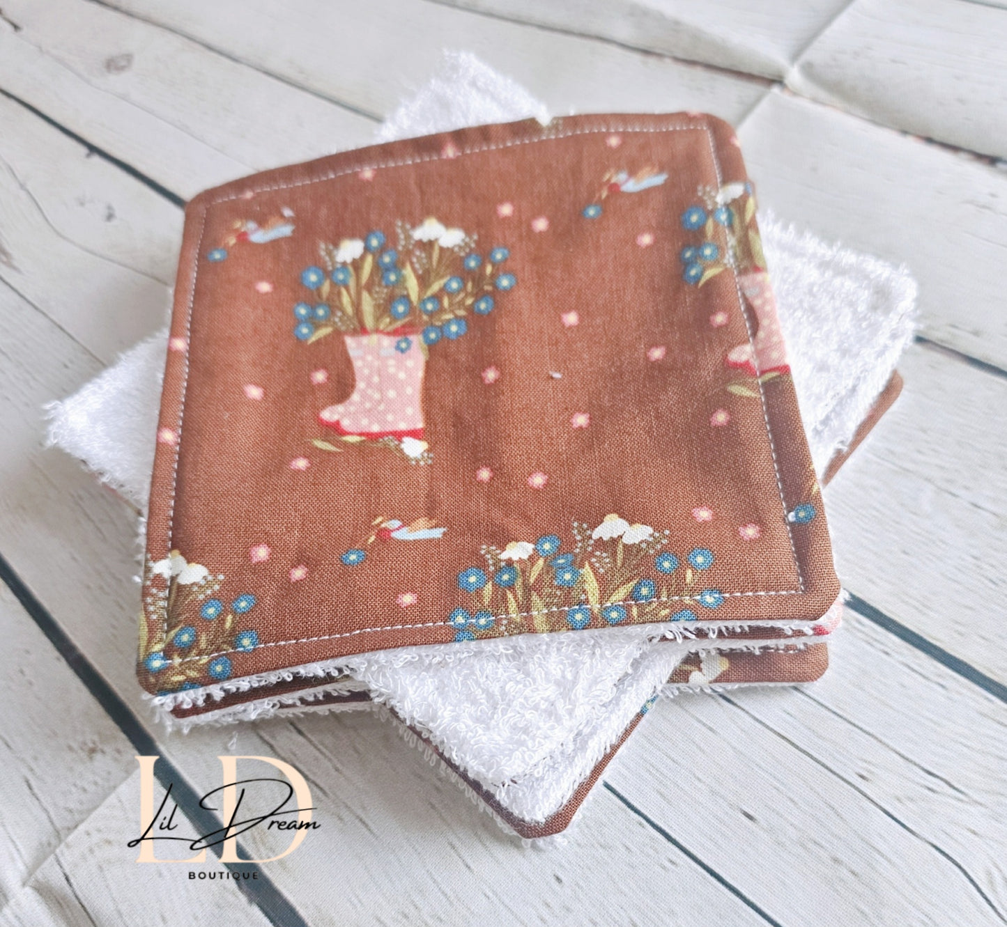 Coton lavable en éponge bambou