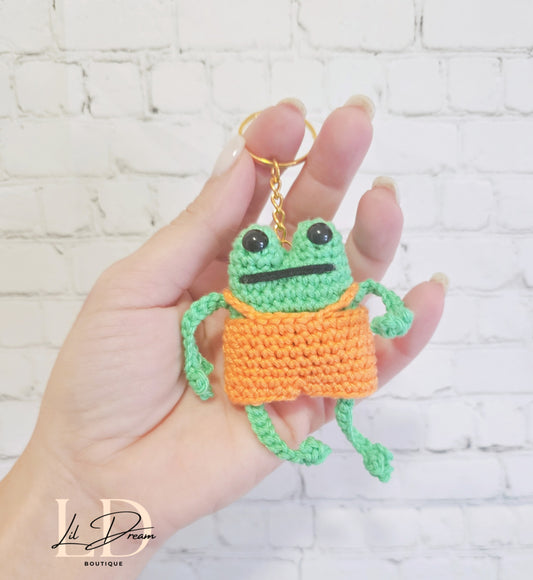 Froggy Legs – Amigurumi grenouille porte-clés
