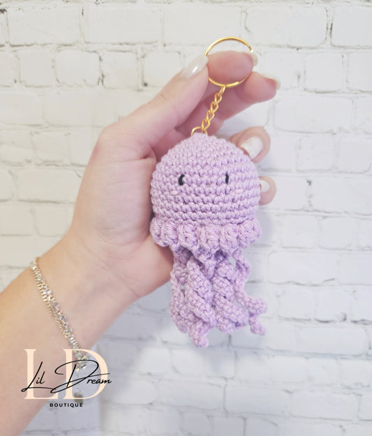 Pieuvre crochetée – Amigurumi porte-clés