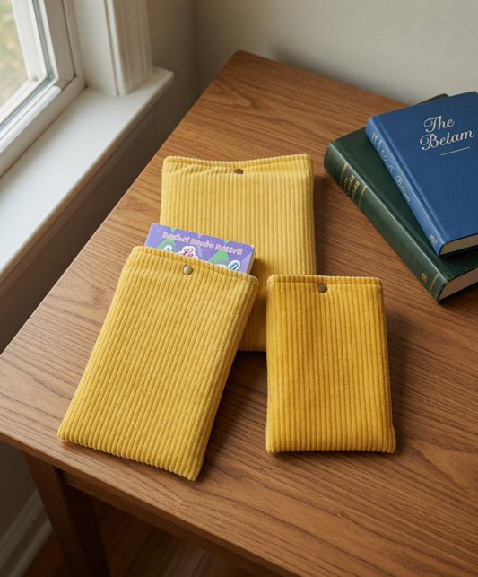 Pochette à livre/liseuse en Velours